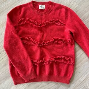 Sezane red sweater